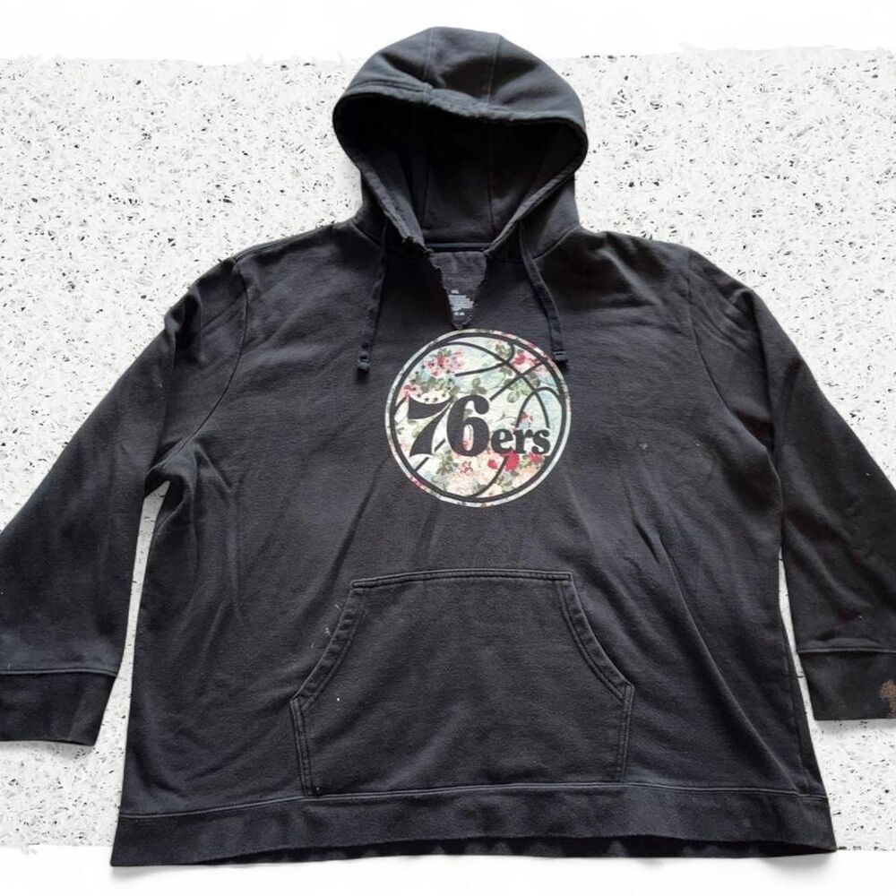 Nba Men's Black Hoodie